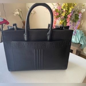 Steven Madden woven tote bag